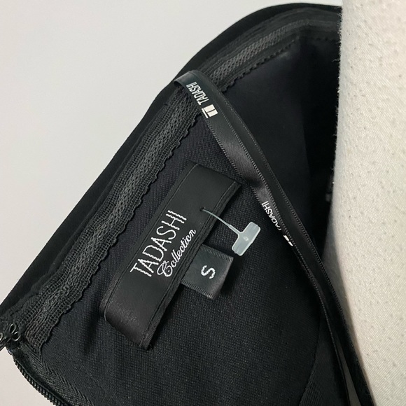 Tadashi Collection black dress gown sz-s - Picture 4 of 4